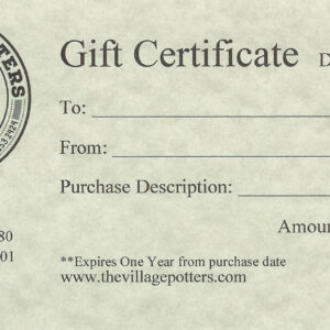 Gift Certificate