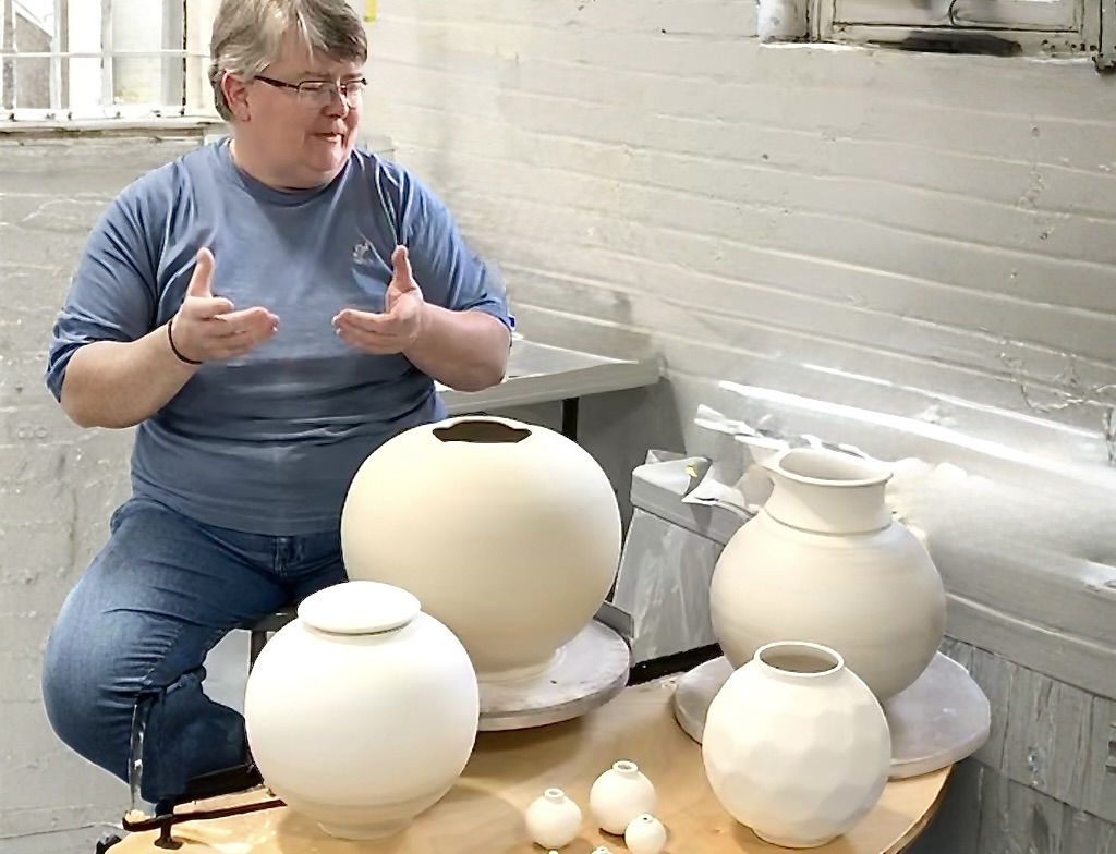 June 27-28 2026 | Orbs, Spheres and Moon Jars | Two Day Weekend Intensive with Masterful Potter, Julia Mann